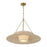 Crystorama Janipher 1 Light 29.5" Chandelier, Soft Gold/Ivory