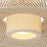 Crystorama Janipher 1 Light 29.5" Chandelier, Soft Gold/Ivory