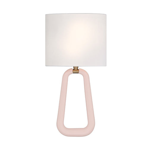 Crystorama Jori 2 Light Sconce, Brass/Blush/Pink/White