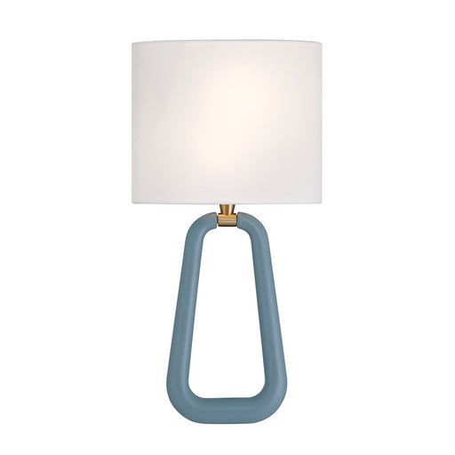 Crystorama Jori 2 Light Sconce, Aged Brass/Blue/White - JOR-7352-AG-BL