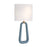 Crystorama Jori 2 Light Sconce, Aged Brass/Blue/White