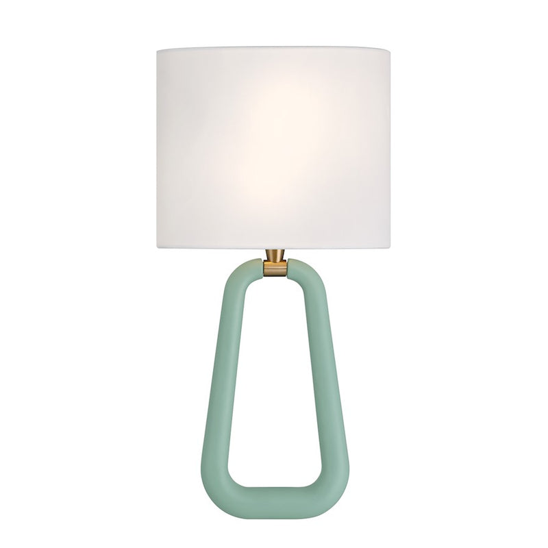 Crystorama Jori 2 Light Sconce, Aged Brass/Green/White