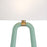 Crystorama Jori 2 Light Sconce, Aged Brass/Green/White