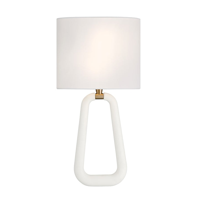Crystorama Jori 2 Light Sconce, Aged Brass/Matte White/White