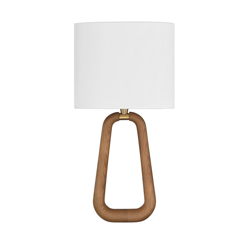 Crystorama Jori 2 Light Sconce, Brass/Wood/White