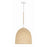 Crystorama Jasper 3 Light Pendant, Matte White