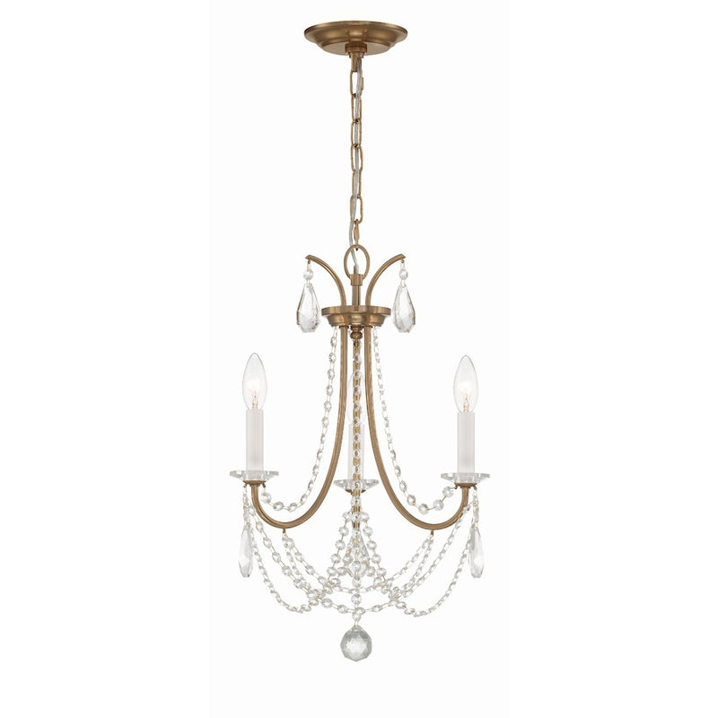 Crystorama Karrington 3 Light Mini Chandelier