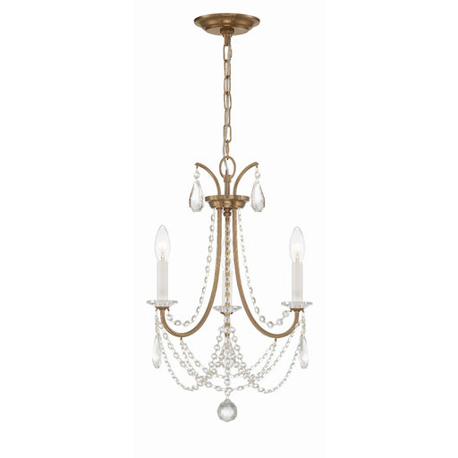 Crystorama Karrington 3 Light Mini Chandelier