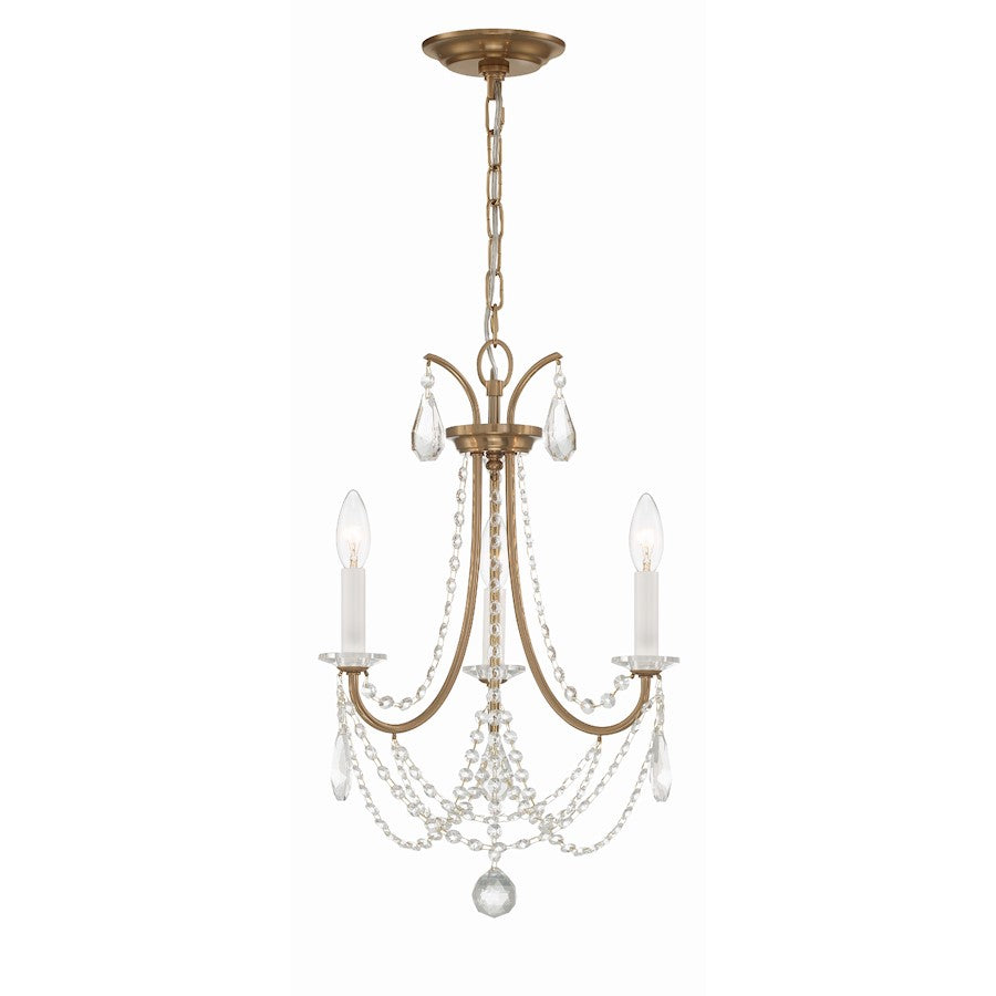 Crystorama Karrington 3 Light Mini Chandelier
