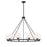 Crystorama Keenan 10 Light Chandelier, Matte Black/White