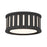 Crystorama Kendal 2 Light Flush Mount, Black Forged - KEN-2200-BF