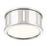 Crystorama Kendal 2 Light Flush Mount, Polished Nickel