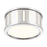 Crystorama Kendal 2 Light Flush/Semi Flush, Polished Nickel