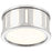 Crystorama Kendal 2 Light Flush Mount, Polished Nickel