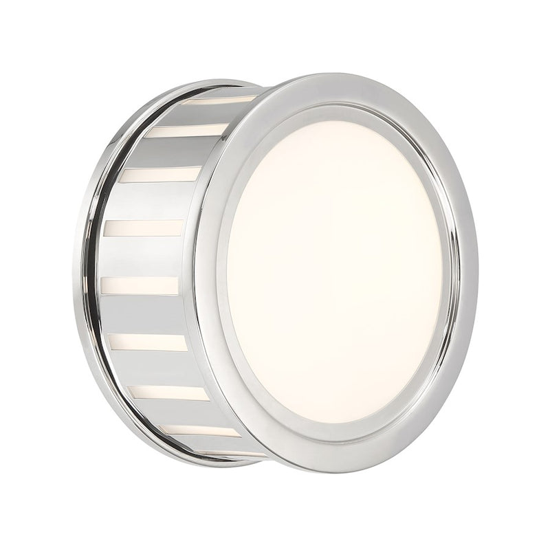 Crystorama Kendal 2 Light Sconce, Polished Nickel