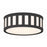Crystorama Kendal 3 Light Ceiling Mount, Black Forged