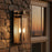 Crystorama Lendel 2Lt 8" Outdoor Sconce, Twilight Bronze/Gold