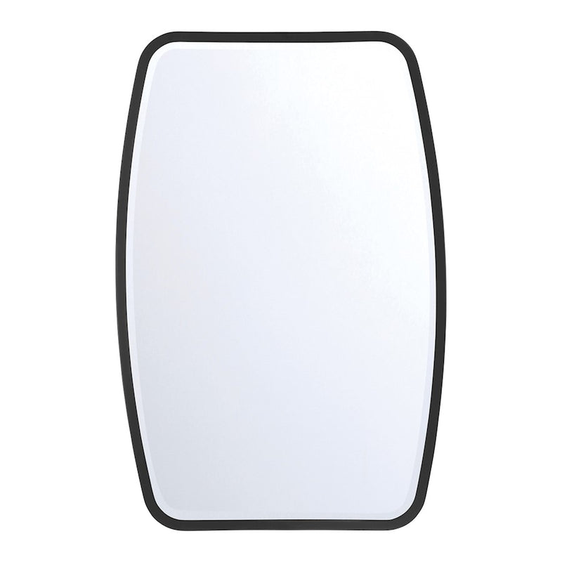 Crystorama Lindee Mirror, Matte Black