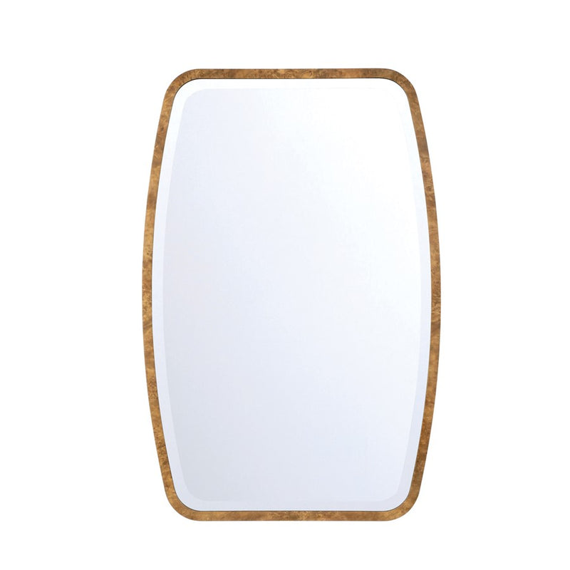 Crystorama Lindee 24" Mirror, Wood Veneer