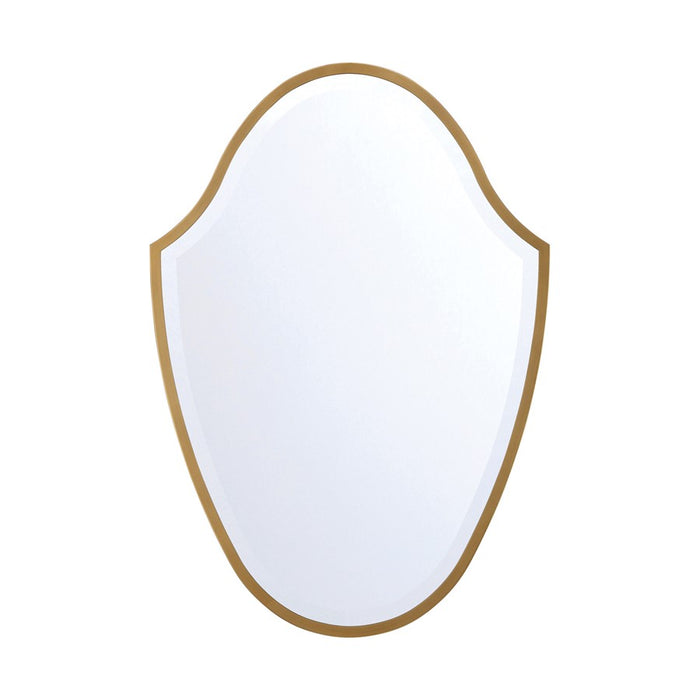 Crystorama Lindee 28" Mirror, Antique Gold