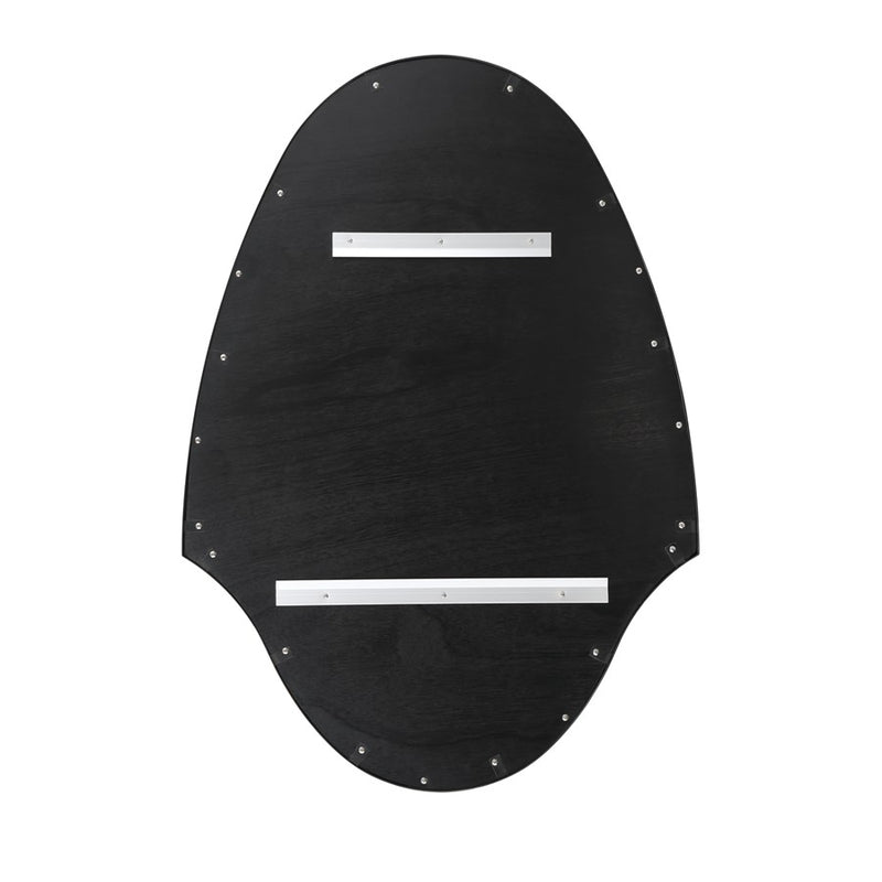 Crystorama Lindee 28" Mirror, Matte Black