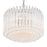 Crystorama Lofton 5 Light Chandelier, Polished Nickel
