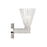 Crystorama Lotus 1 Light 5.5" Sconce, Polished Nickel/Clear