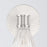 Crystorama Lotus 1 Light 5.5" Sconce, Polished Nickel/Clear