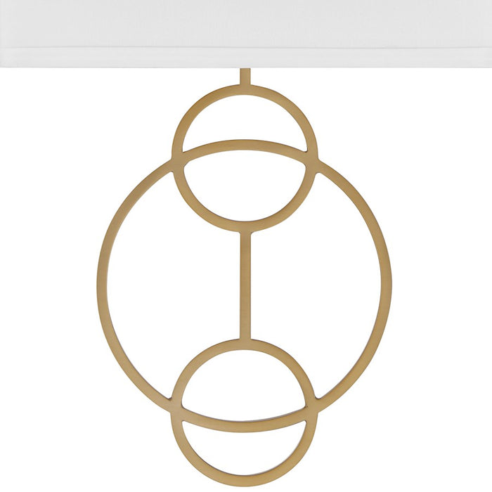 Crystorama Laurel 2 Light Sconce, Vibrant Gold/White