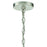 Crystorama Lucille Chandelier, Antique Silver