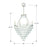 Crystorama Lucille Chandelier, Antique Silver