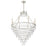 Crystorama Lucille Chandelier, Antique Silver