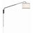 Crystorama Mallory 1 Light Task Sconce, Matte Black