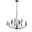 Crystorama Mila Chandelier, Black