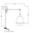 Crystorama Mitchell 1 Light Wall Mount