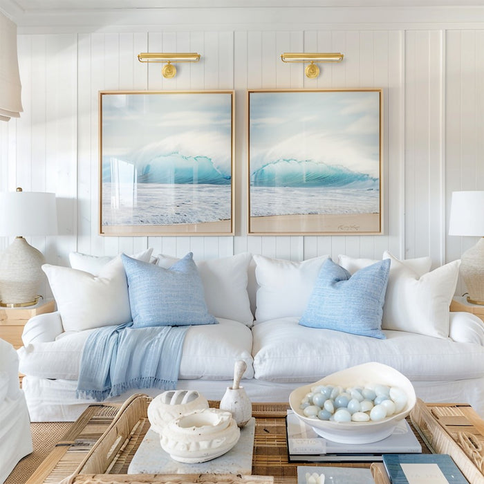 Crystorama Miller Integrated LED Picture Light, Aged Brass