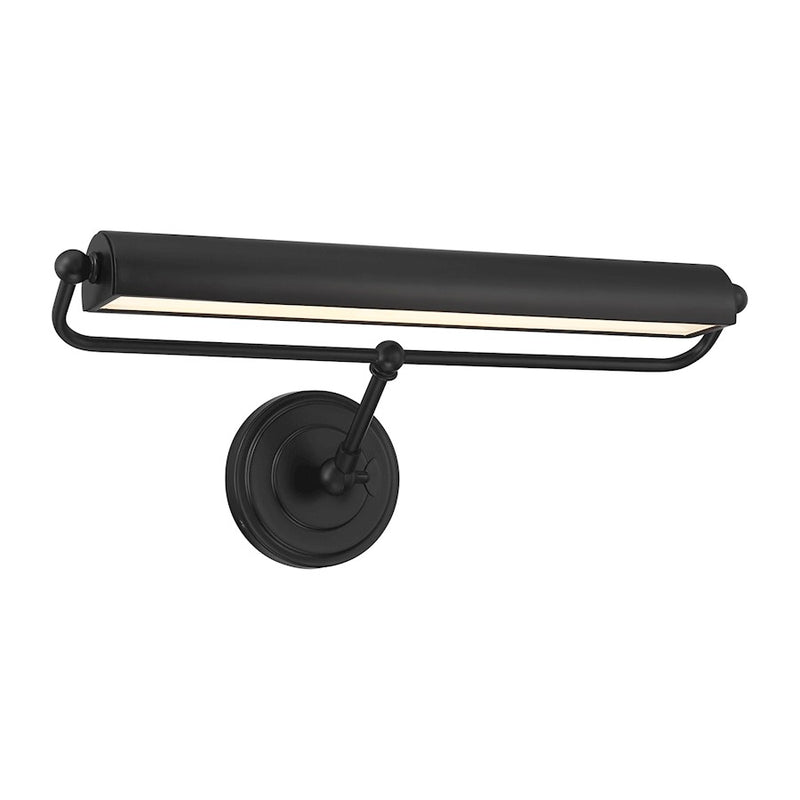 Crystorama Miller Integrated LED Picture Light, Matte Black - MLR-202-MK