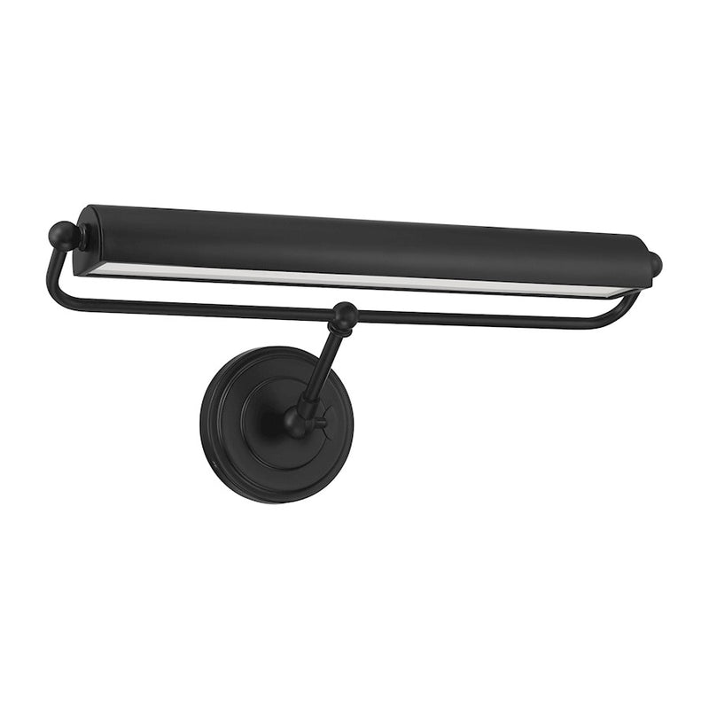 Crystorama Miller Integrated LED Picture Light, Matte Black