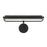 Crystorama Miller 1 Light Sconce, Matte Black