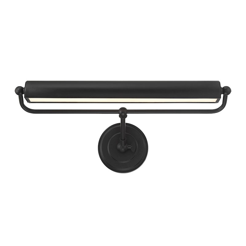 Crystorama Miller Integrated LED Picture Light, Matte Black