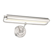 Crystorama Miller Integrated LED Picture Light, Polished Nickel - MLR-202-PN