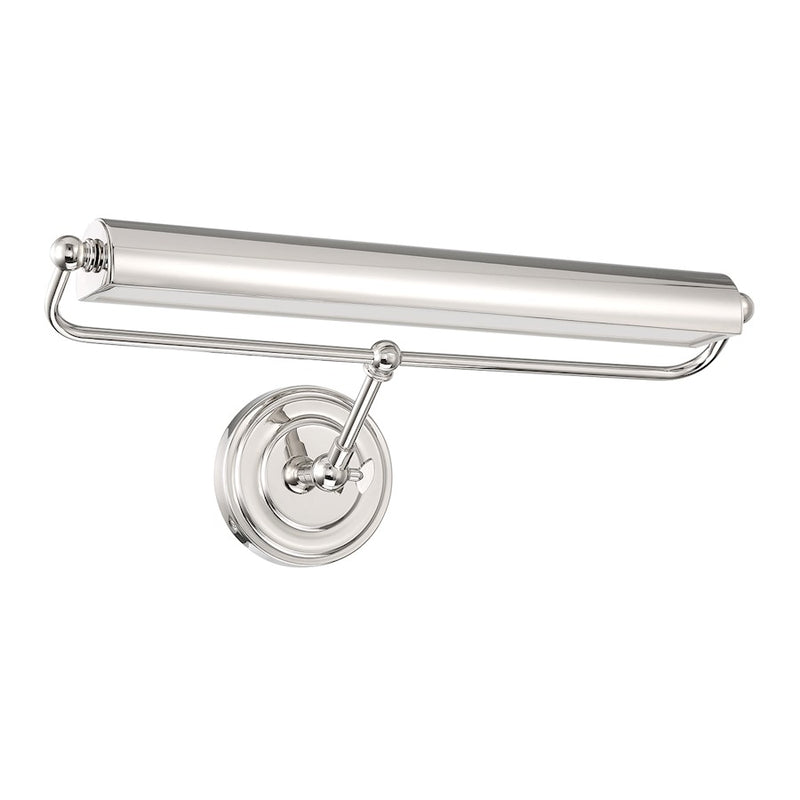 Crystorama Miller Integrated LED Picture Light, Polished Nickel