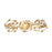 Crystorama Marselle 3 Light Sconce, Antique Gold