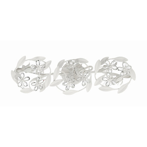 Crystorama Marselle 3 Light Sconce, Matte White