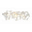 Crystorama Marselle 3 Light Sconce, Matte White