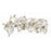 Crystorama Marselle 5 Light Sconce, Antique Silver