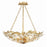 Crystorama Marselle 6 Light Chandelier, Antique Gold