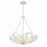 Crystorama Marselle 6 Light Chandelier, Matte White