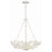Crystorama Marselle 6 Light Chandelier, Matte White