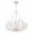 Crystorama Marselle 6 Light Chandelier, Matte White